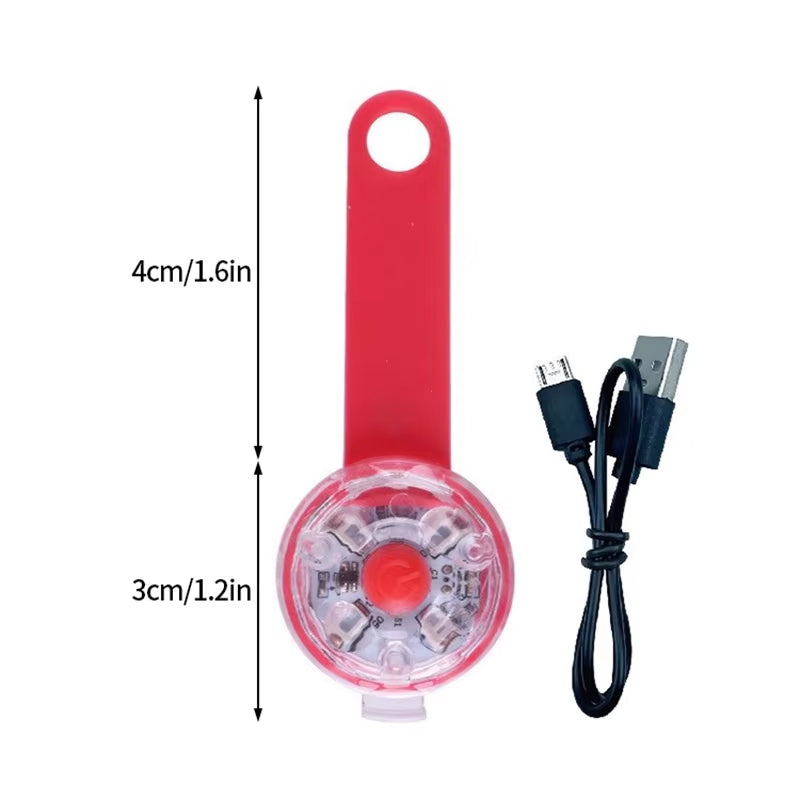USB Rechargeable LED Collar for Dogs & Cats – Portable Safety Light for Night Walks