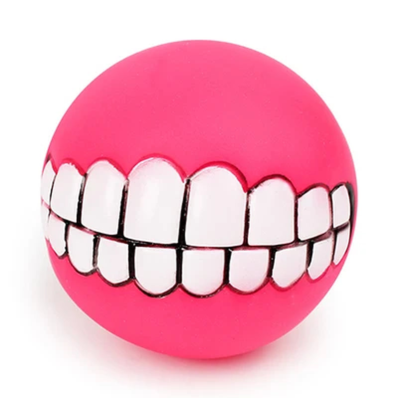 Funny Silicone Pet Dog Cat Toy Ball Chew Treat Holder Tooth Cleaning Squeak Toys Dog Puppy Training Interactive Pet Supplies