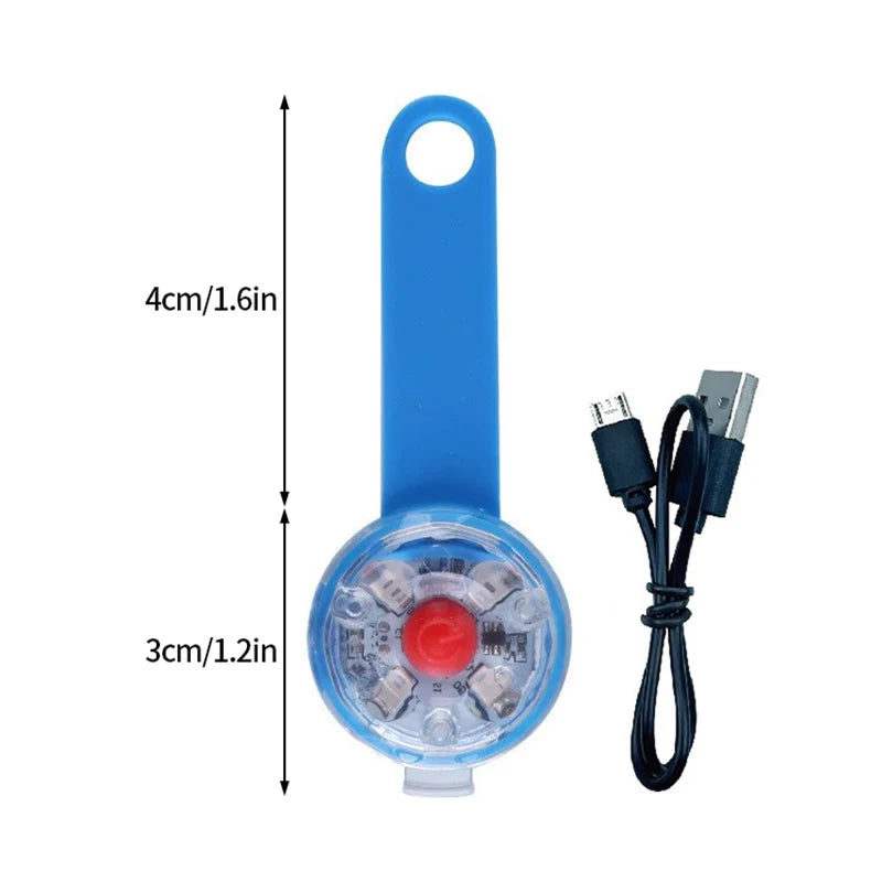 USB Rechargeable LED Collar for Dogs & Cats – Portable Safety Light for Night Walks